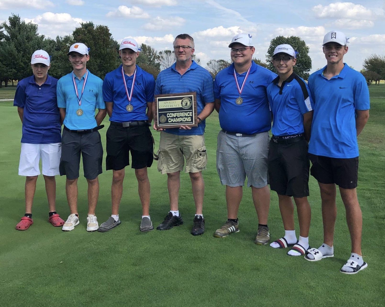 Charleston boys golf Apollo title 2019